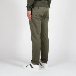 Briglia 1949 SOHO COTTON TWILL PANT GREEN -jupiter shop SOHO COTTON TWILL PANT GREEN BYXA BRIGLIA 1949 Jupiter Kungsgatan Norrlandsgatan Stockholm 7
