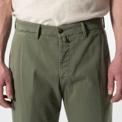 Briglia 1949 SOHO WASHED COTTON TWILL PANT GREEN -jupiter shop SOHO WASHED COTTON TWILL PANT GREEN BYXA BRIGLIA 1949 Jupiter Kungsgatan Norrlandsgatan Stockholm 6