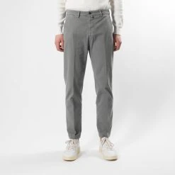 Briglia 1949 SOHO WASHED COTTON TWILL PANT GREY
