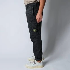 Stone Island REGULAR CARGO TROUSER BLACK -jupiter shop STONEISLANDBYXA 4