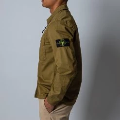 Stone Island COTTON STRETCH OVERSHIRT DARK BEIGE -jupiter shop STONEISLANDOVERSHIRT 4 b64e96fb 850f 401c 9b60 2bb06818f01d