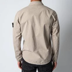 Stone Island COTTON OVERSHIRT DOVE GREY -jupiter shop STONEISLANDOVERSHIRT 5 9a5f9a90 f20e 4edc 9446 f1567439ac49