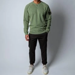 Stone Island FELPA KNITTED MIX SWEATER SAGE -jupiter shop STONEISLANDTROJA 1 10b2ffbc 8dbe 44d3 8bff eb6d0d991090