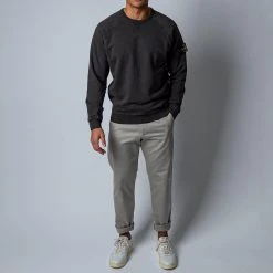 Stone Island FELPA KNITTED MIX SWEATER CHARCOAL -jupiter shop STONEISLANDTROJA 1 79da4e39 9804 46fc 939c 62a1909bba62