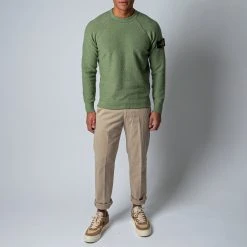 Stone Island MAGLIA TERRY KNITTED SWEATER SAGE -jupiter shop STONEISLANDTROJA 1 7a2603c4 6f26 4914 92a3 fdadec9c9eb9