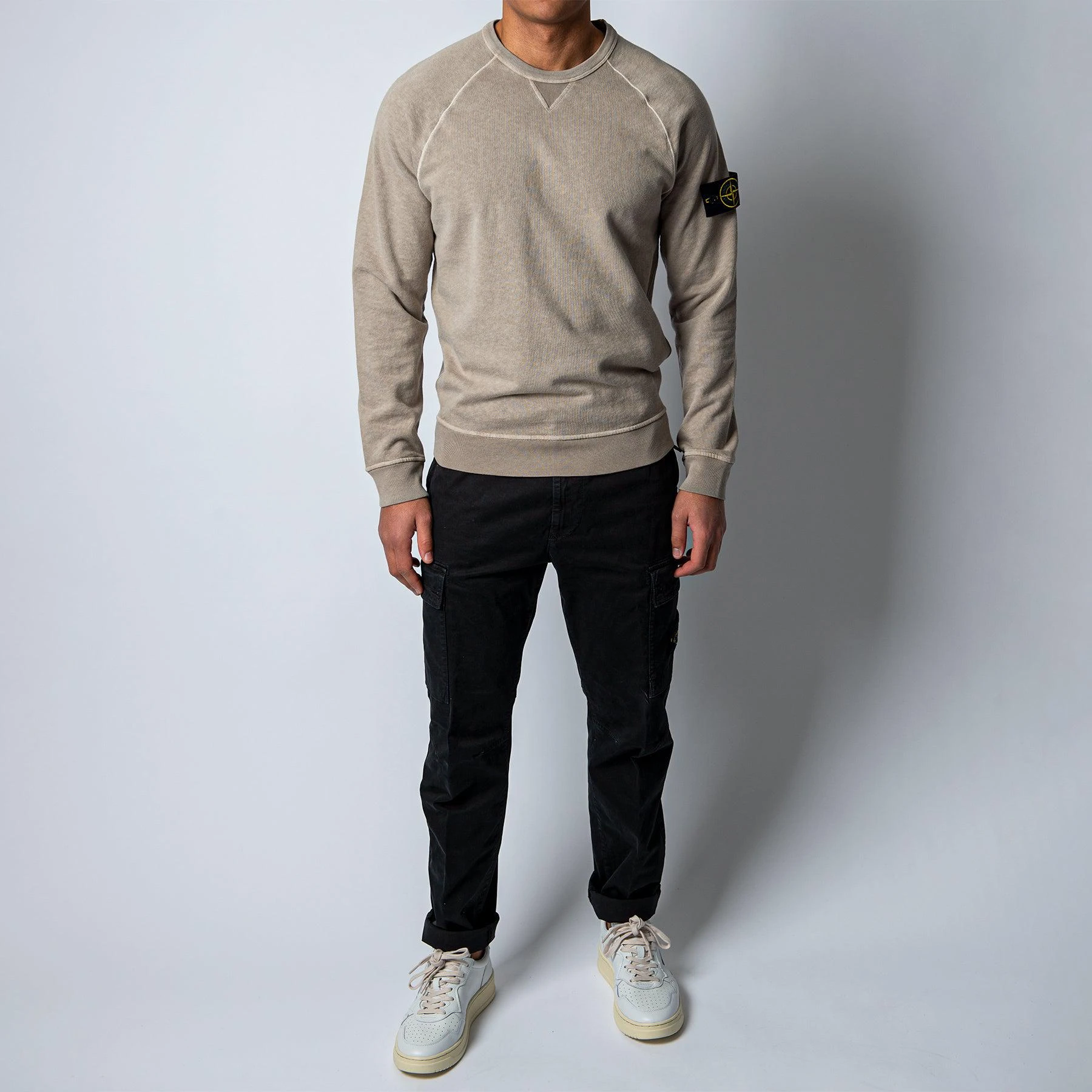 Stone Island FELPA KNITTED MIX SWEATER DOVE GREY 9 Stone Island FELPA KNITTED MIX SWEATER DOVE GREY - Bild 7