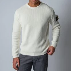 Stone Island KNITTED SWEATER NATURAL