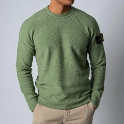 Stone Island MAGLIA TERRY KNITTED SWEATER SAGE