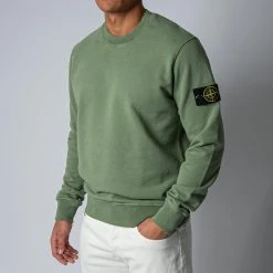 Stone Island CREWNECK SWEATER SAGE -jupiter shop STONEISLANDTROJA 3 67cafe76 cc5f 474b b424 33a1ab5496c8