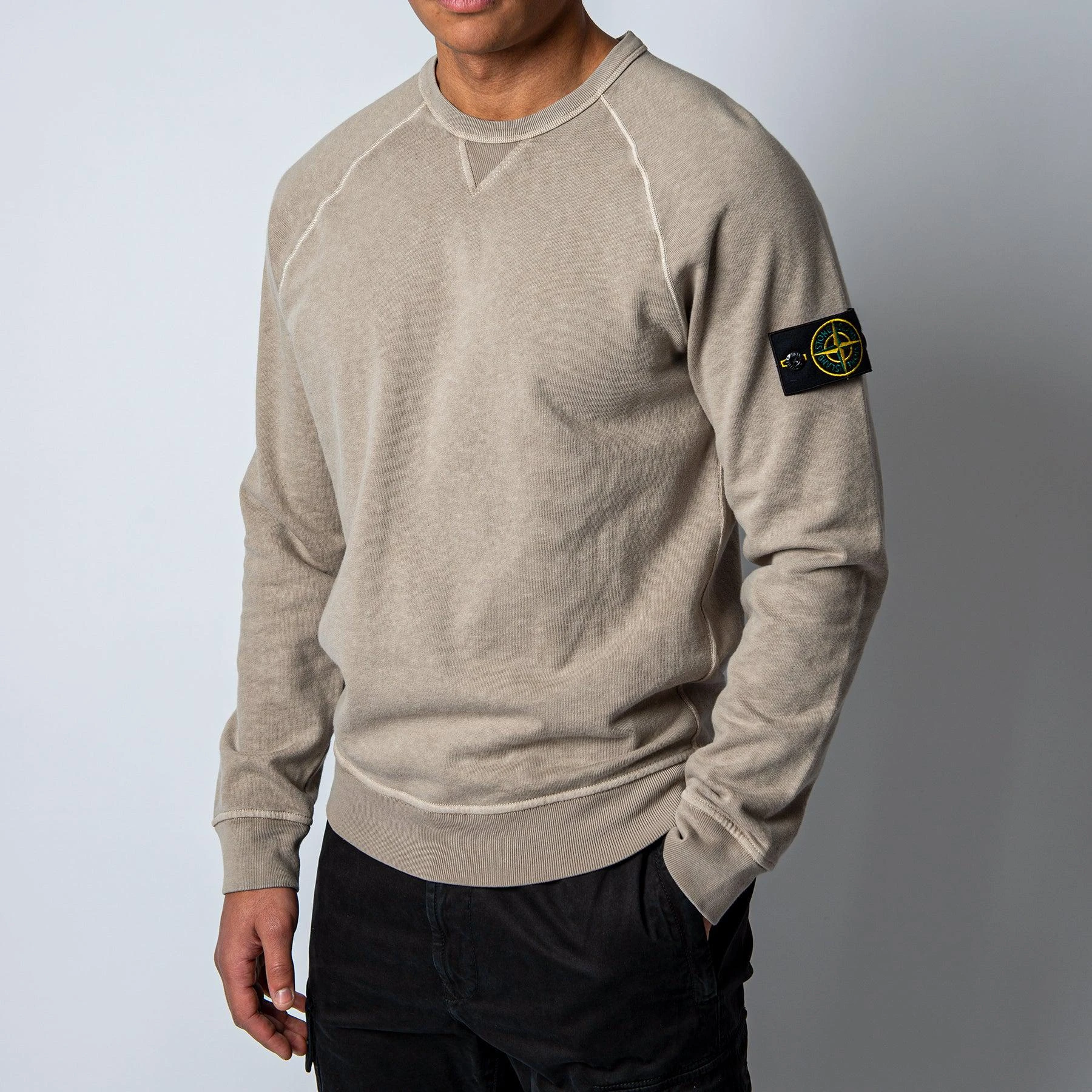 Stone Island FELPA KNITTED MIX SWEATER DOVE GREY 4 Stone Island FELPA KNITTED MIX SWEATER DOVE GREY - Bild 2