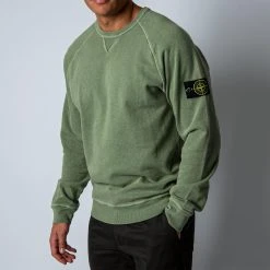 Stone Island FELPA KNITTED MIX SWEATER SAGE -jupiter shop STONEISLANDTROJA 3 f31d0ae3 12fe 46f3 83b1 afa31a011f3d