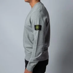 Stone Island CREWNECK SWEATER MELANGE GREY -jupiter shop STONEISLANDTROJA 4