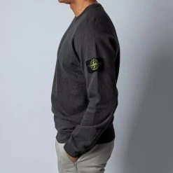 Stone Island FELPA KNITTED MIX SWEATER CHARCOAL -jupiter shop STONEISLANDTROJA 4 1d75b662 817a 40ea ae42 8e6837c6e213