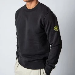 Stone Island CREWNECK SWEATER BLACK -jupiter shop STONEISLANDTROJA 4 c3c52571 17fb 4f7e 80b7 2e321e16430a
