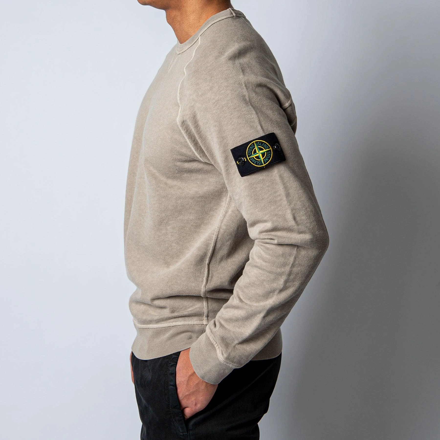 Stone Island FELPA KNITTED MIX SWEATER DOVE GREY 6 Stone Island FELPA KNITTED MIX SWEATER DOVE GREY - Bild 4