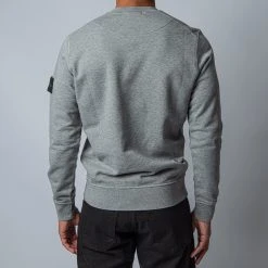 Stone Island CREWNECK SWEATER MELANGE GREY -jupiter shop STONEISLANDTROJA 5