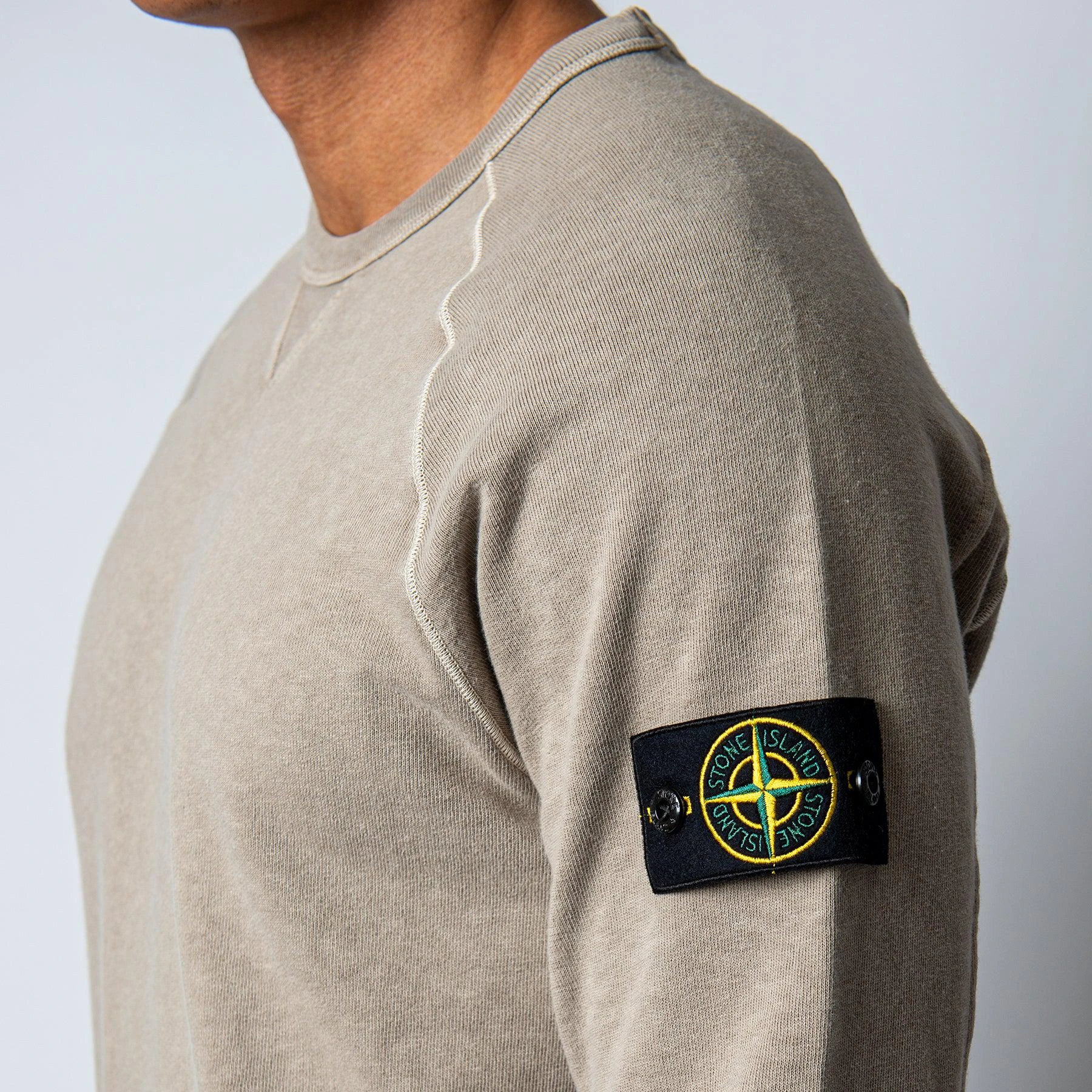 Stone Island FELPA KNITTED MIX SWEATER DOVE GREY 5 Stone Island FELPA KNITTED MIX SWEATER DOVE GREY - Bild 3