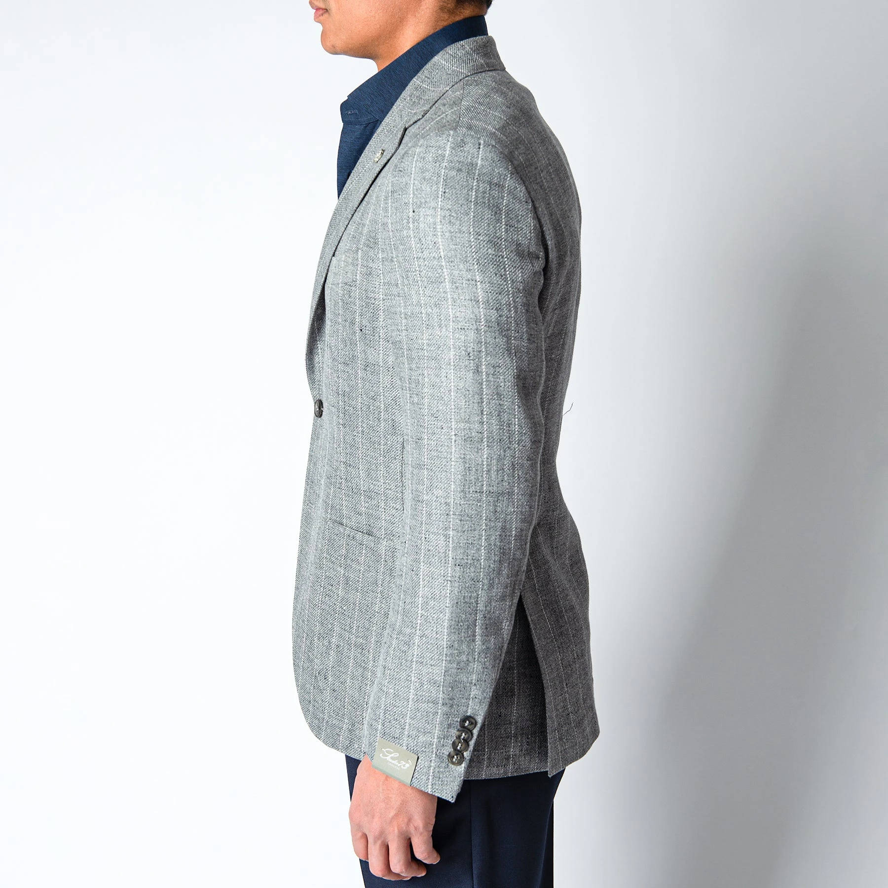 STUDIO 73 JAQUES PATCH POCKET BLAZER GREY 6 STUDIO 73 JAQUES PATCH POCKET BLAZER GREY - Bild 4