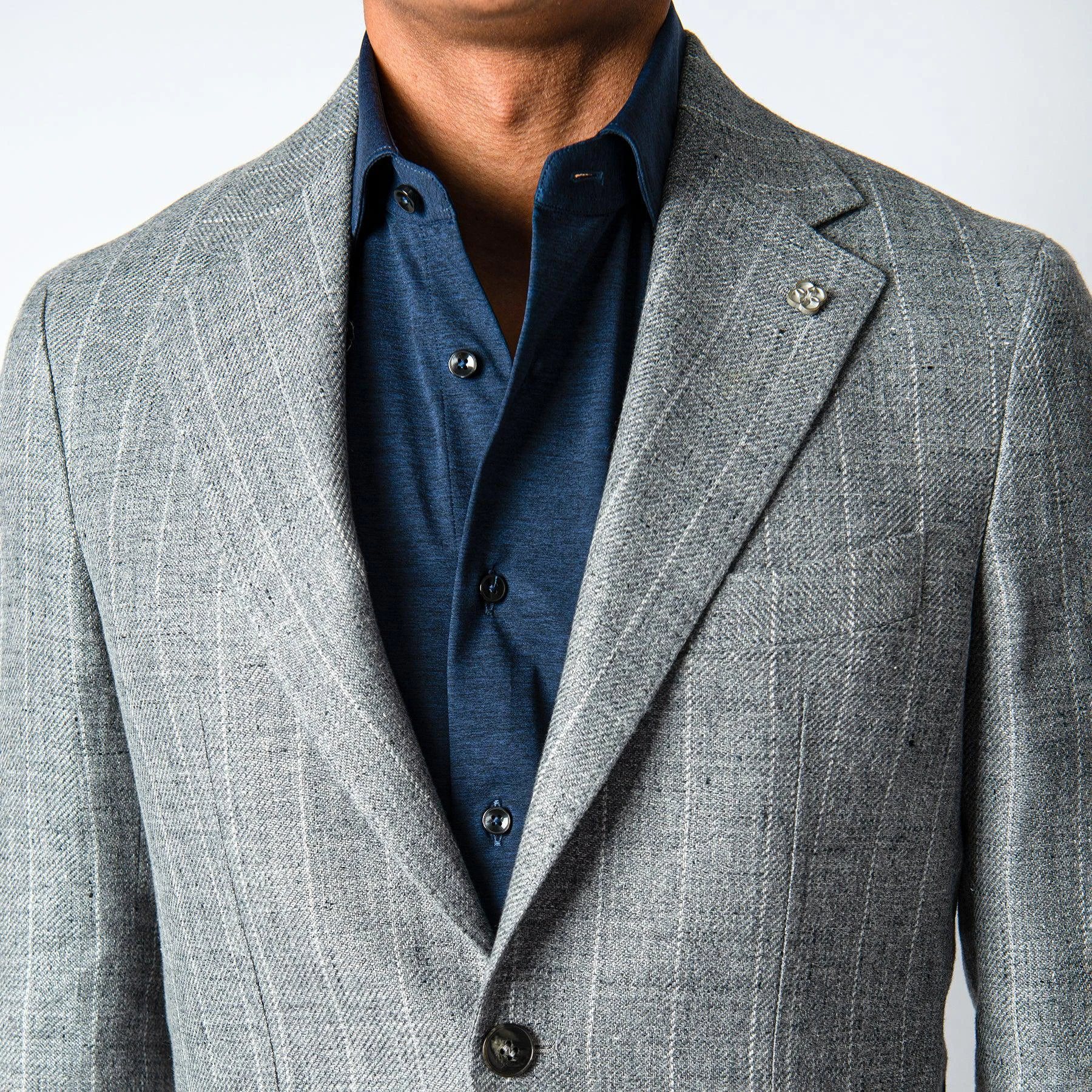 STUDIO 73 JAQUES PATCH POCKET BLAZER GREY 4 STUDIO 73 JAQUES PATCH POCKET BLAZER GREY - Bild 2