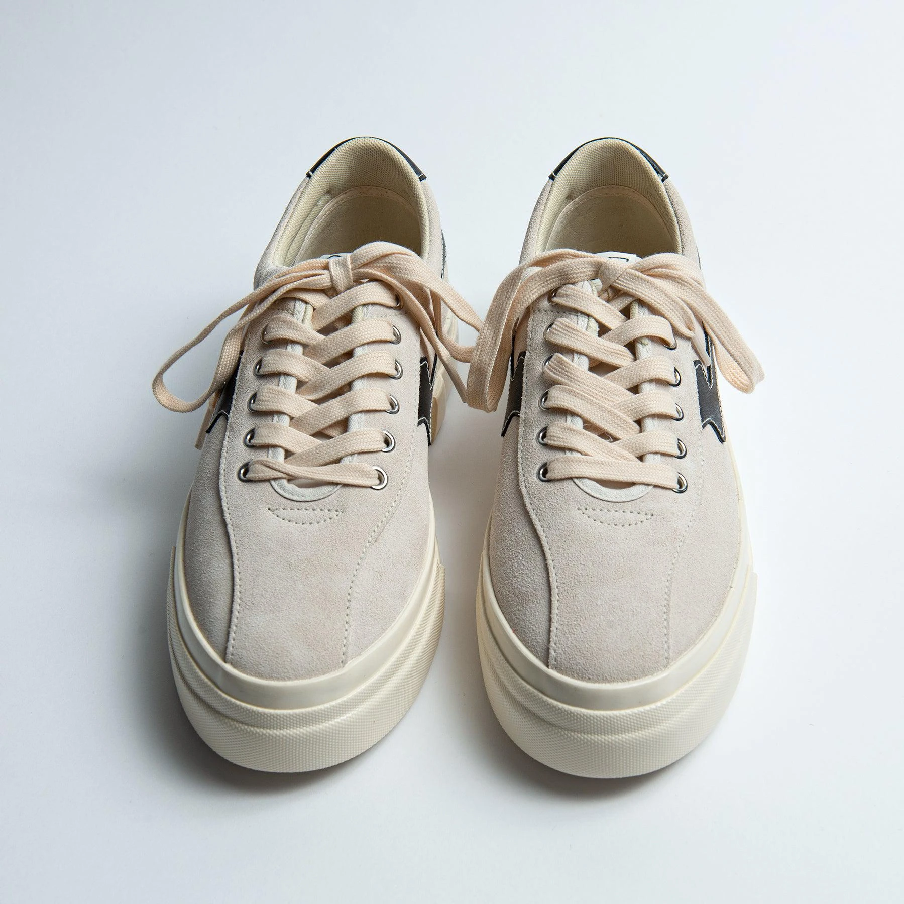 Stepney Workers Club DELLOW S-STRIKE SUEDE SNEAKER ECRU/BLACK 3 Stepney Workers Club DELLOW S-STRIKE SUEDE SNEAKER ECRU/BLACK - Bild 2