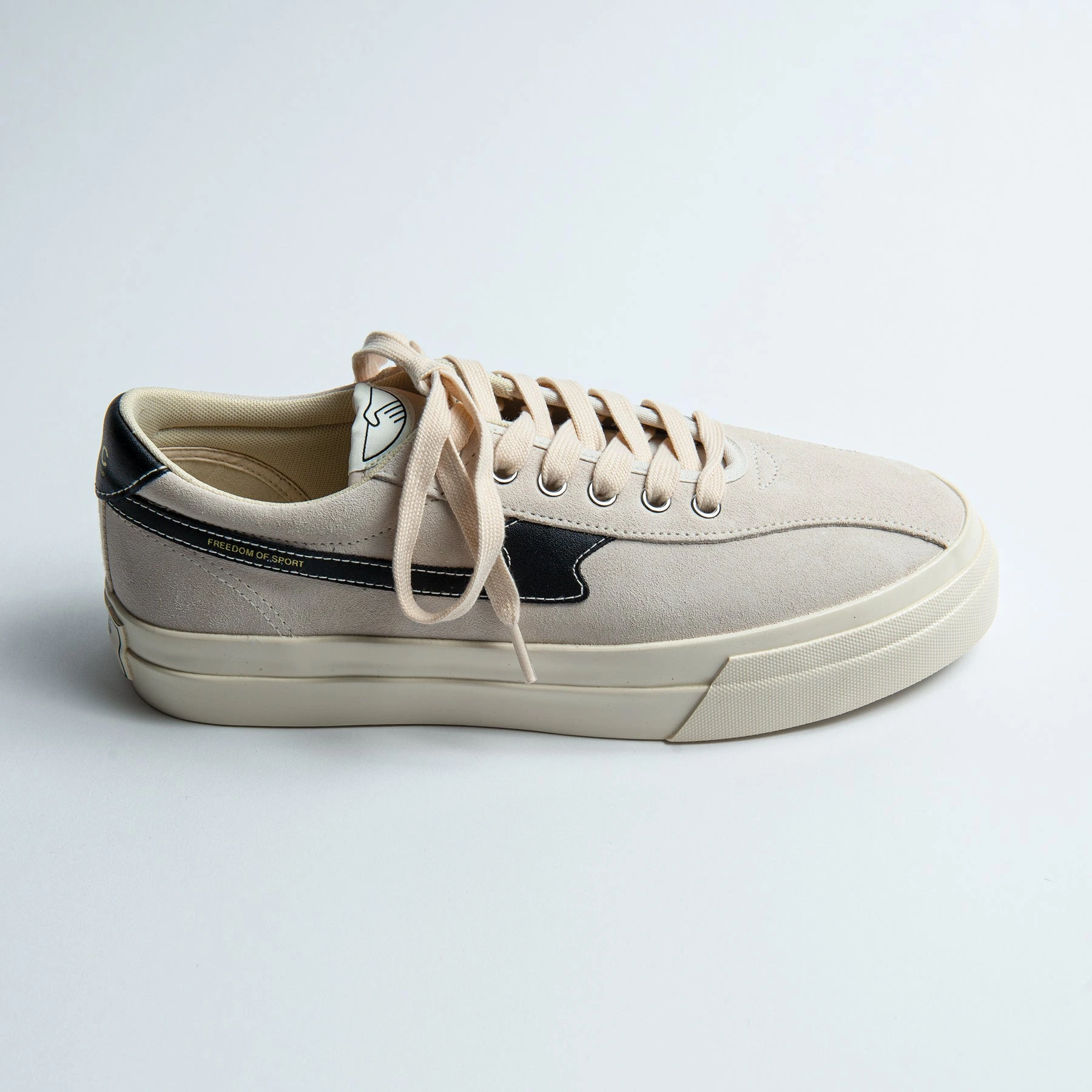 Stepney Workers Club DELLOW S-STRIKE SUEDE SNEAKER ECRU/BLACK 5 Stepney Workers Club DELLOW S-STRIKE SUEDE SNEAKER ECRU/BLACK - Bild 4