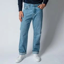 Tela Genova RODOLFO WASHED JEANS LIGHT BLUE