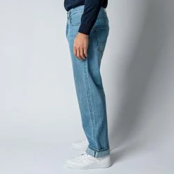 Tela Genova RODOLFO WASHED JEANS LIGHT BLUE -jupiter shop TELAGENOVAJEANS 3 63a253d8 e965 4483 b40f b6847b064d04