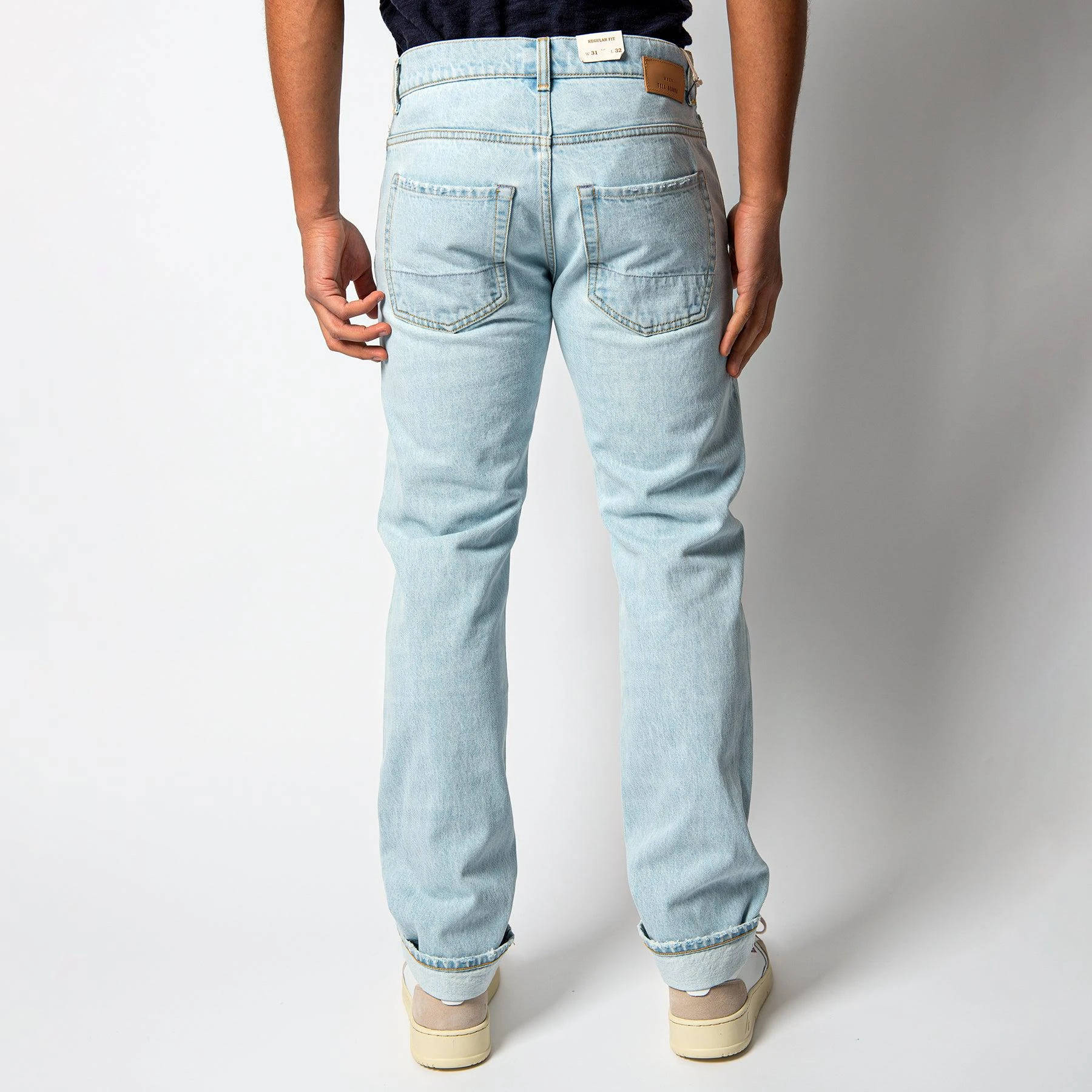 Tela Genova DAVIDE HIGH WAIST WASHED JEANS LIGHT WASH 7 Tela Genova DAVIDE HIGH WAIST WASHED JEANS LIGHT WASH - Bild 5