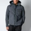 TEN C MID LAYER JACKET NAVY