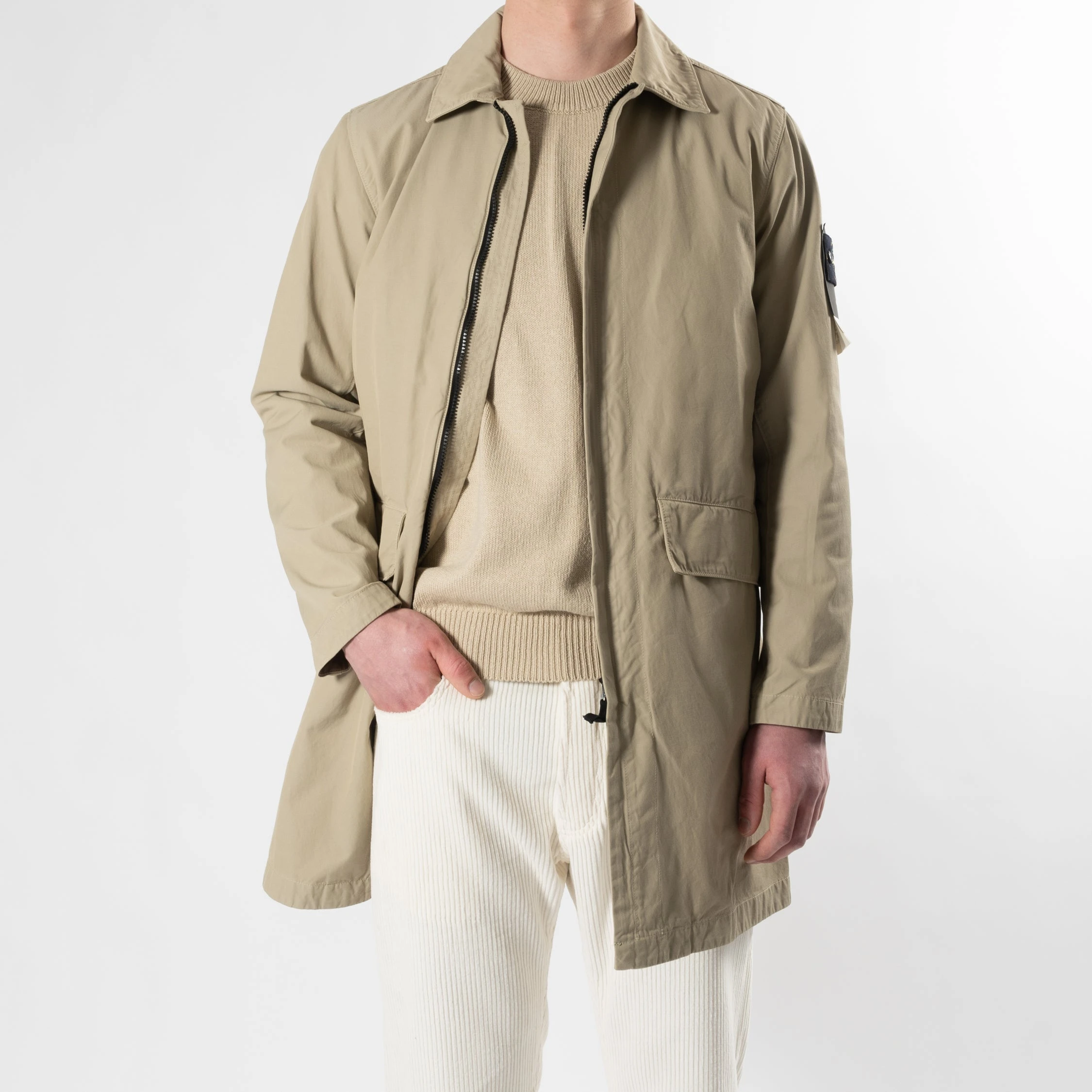 Stone Island TRENCH COAT BEIGE 11 Stone Island TRENCH COAT BEIGE - Bild 9