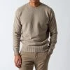 Filippo De Laurentiis LUXURY WOOL CASHMERE CREWNECK BEIGE -jupiter shop TROJAFILIPPODELAURENTIIS 3