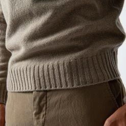 Filippo De Laurentiis LUXURY WOOL CASHMERE CREWNECK BEIGE -jupiter shop TROJAFILIPPODELAURENTIIS 7