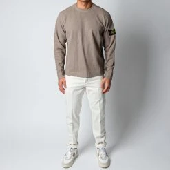 Stone Island FELPA SWEATER DOVE GREY 13 Stone Island FELPA SWEATER DOVE GREY -jupiter shop TROJASTONEISLAND 1