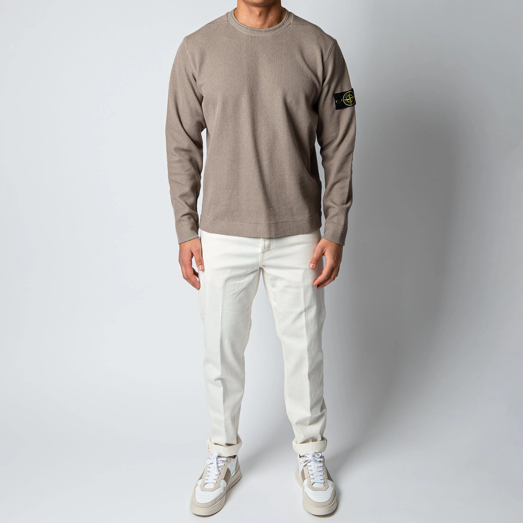 Stone Island FELPA SWEATER DOVE GREY 8 Stone Island FELPA SWEATER DOVE GREY - Bild 6