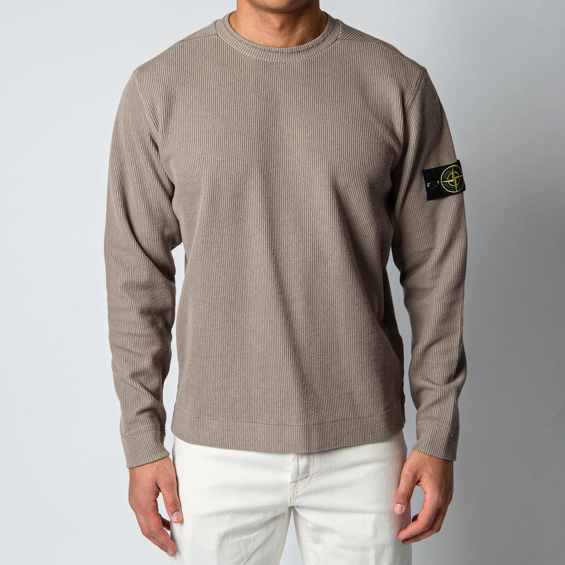 Stone Island FELPA SWEATER DOVE GREY 3 Stone Island FELPA SWEATER DOVE GREY