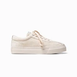 Stepney Workers Club DELLOW GRAND CORD SNEAKER ECRU