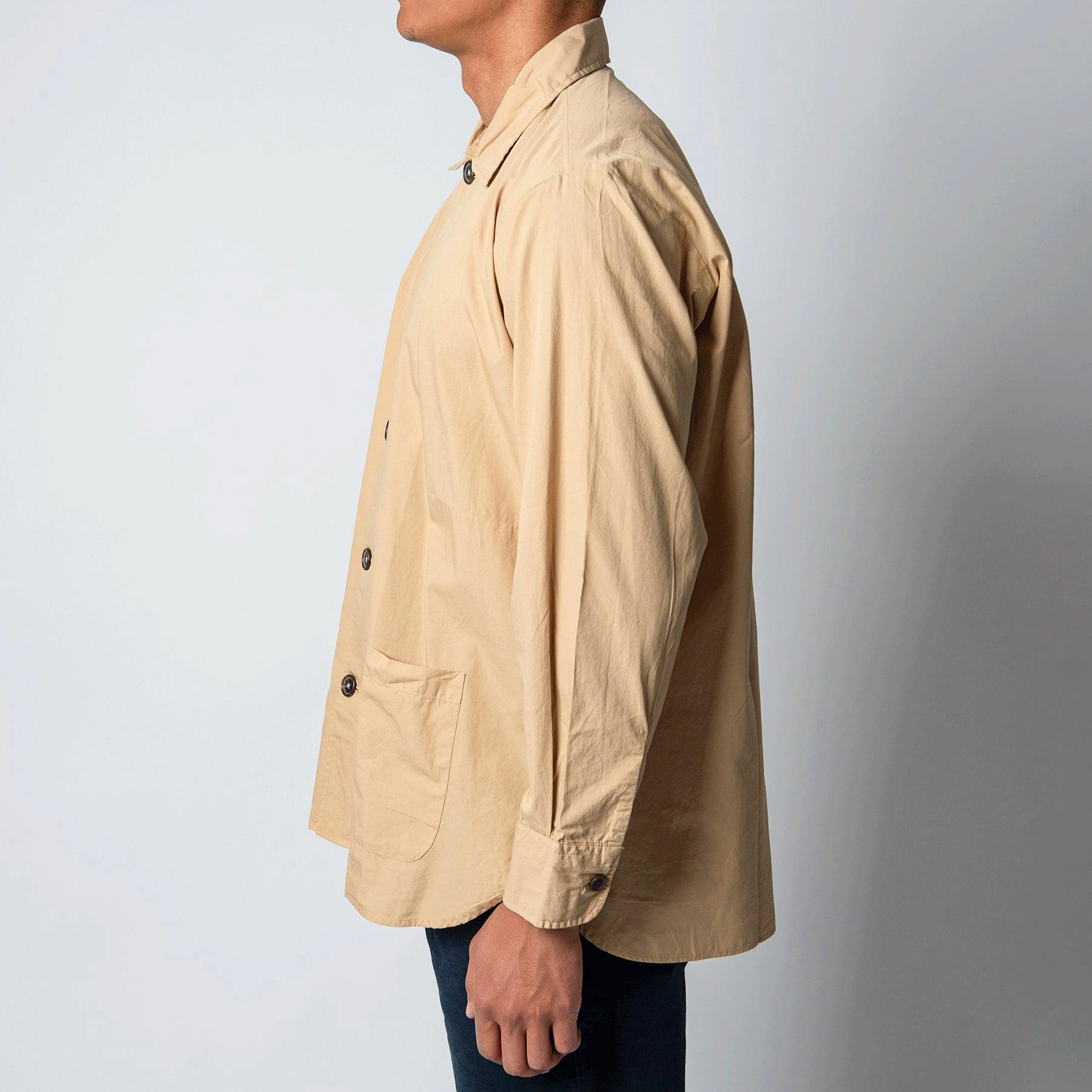 Universal Works TRAVAIL SHIRT SAND 5 Universal Works TRAVAIL SHIRT SAND - Bild 3