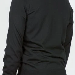 Filippo De Laurentiis WOOL CASHMERE SILK CREW NECK SWEATER 002 BLACK -jupiter shop WOOL CASHMERE SILK CREW NECK SWEATER 002 BLACK TROJA FILIPPO DE LAURENTIIS Jupiter Kungsgatan Norrlandsgatan Stockholm 3