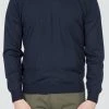 Filippo De Laurentiis WOOL CASHMERE SILK CREW NECK SWEATER 008 NAVY -jupiter shop WOOL CASHMERE SILK CREW NECK SWEATER 008 NAVY TROJA FILIPPO DE LAURENTIIS Jupiter Kungsgatan Norrlandsgatan Stockholm