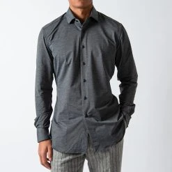 XACUS ACTIVE SHIRT MELANGE GREY