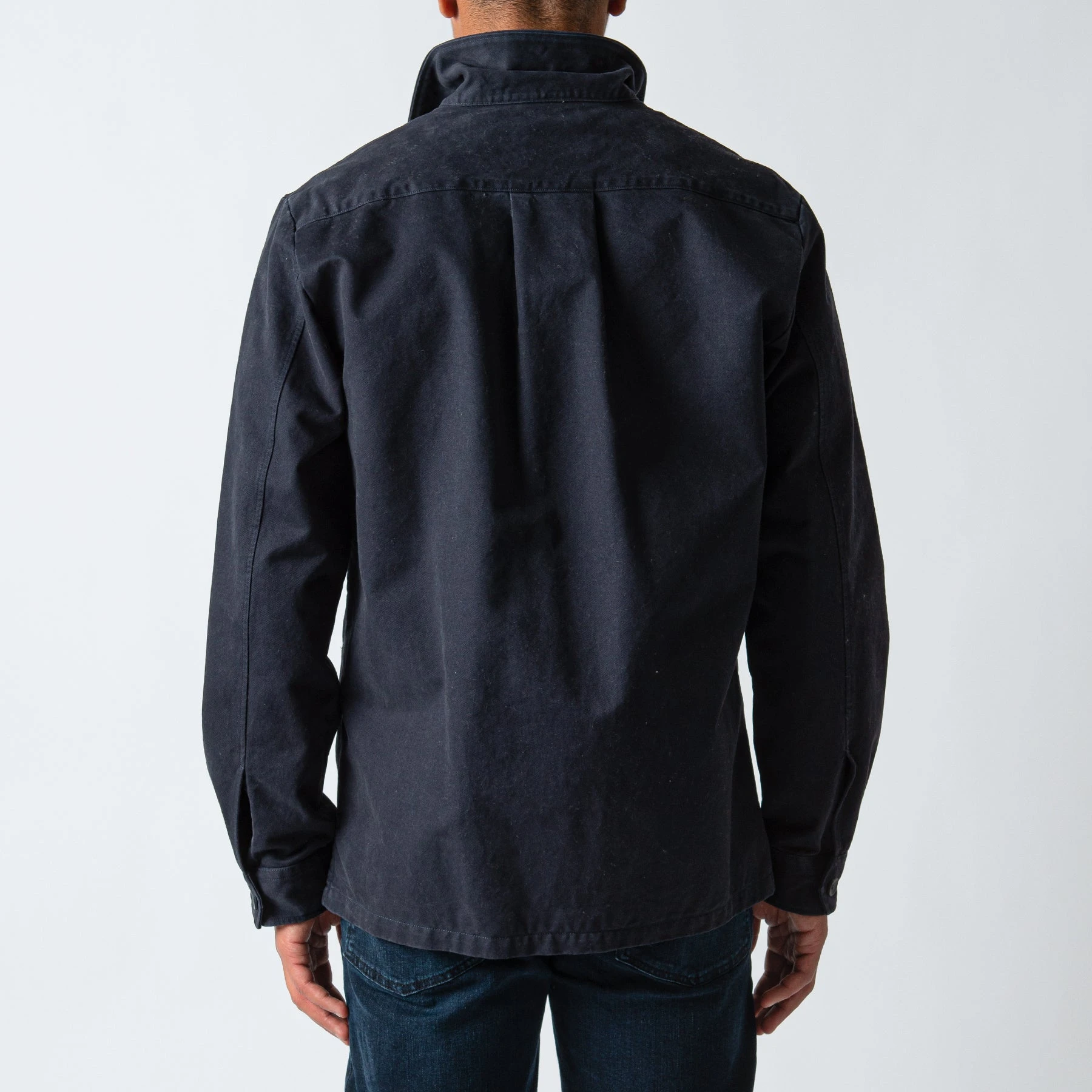 XACUS HEAVY TWILL GABARDINE OVERSHIRT NAVY 8 XACUS HEAVY TWILL GABARDINE OVERSHIRT NAVY - Bild 6