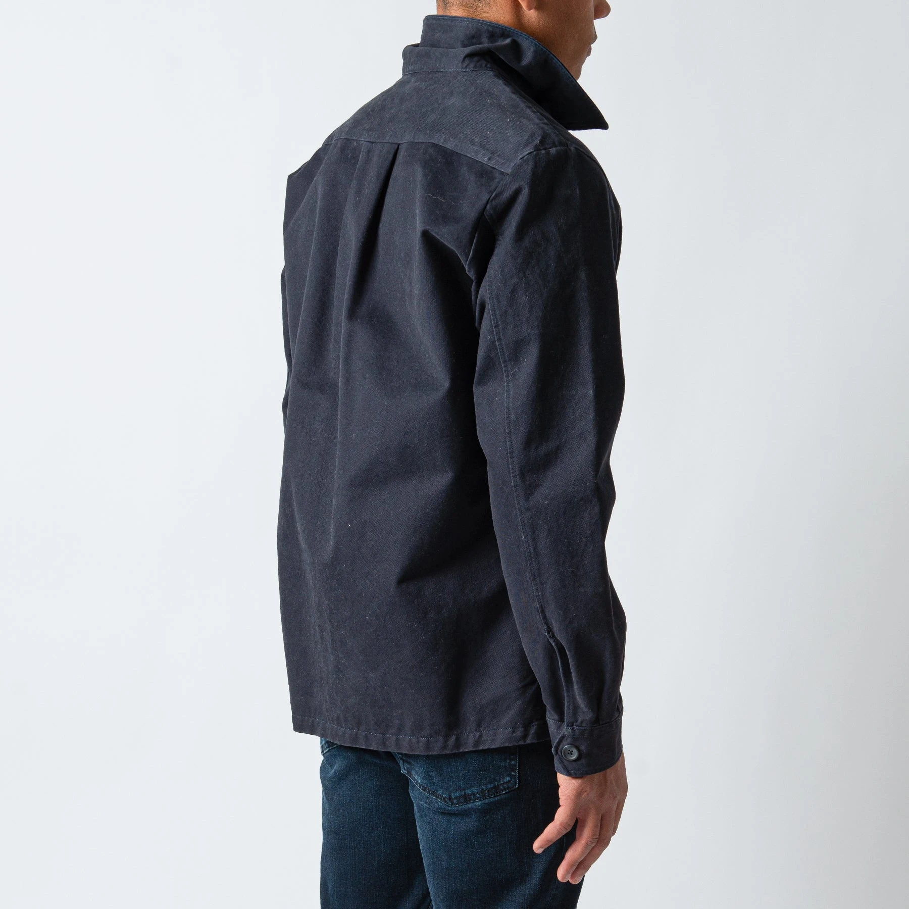 XACUS HEAVY TWILL GABARDINE OVERSHIRT NAVY 7 XACUS HEAVY TWILL GABARDINE OVERSHIRT NAVY - Bild 5