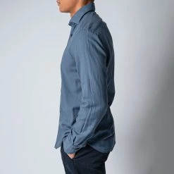 XACUS LUXURY MUSSOLA FLANNEL SHIRT BLUE -jupiter shop XACUSSKJORTA 4 6cf7fc63 26f6 4c3c bc8d af490d00f339