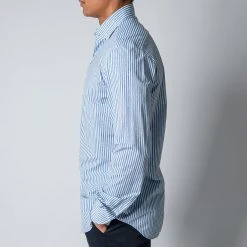 XACUS ACTIVE SHIRT BLUE STRIPE -jupiter shop XACUSSKJORTA 4 c6d97588 0d79 4d23 88b4 560814f020da