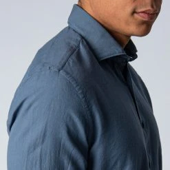 XACUS LUXURY MUSSOLA FLANNEL SHIRT BLUE -jupiter shop XACUSSKJORTA 7 75151e15 bad8 4d36 ba2a 7b316cbe3464