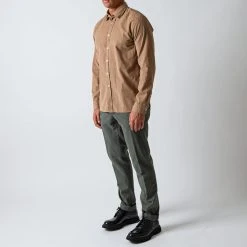 MASON'S MILANO PIQUE TROUSER GREEN -jupiter shop masonbyxa 1