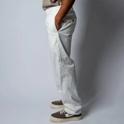 Oscar Jacobson TANKER COTTON STRETCH TROUSERS SNOW WHITE -jupiter shop oscarjacobsonbyxa 4