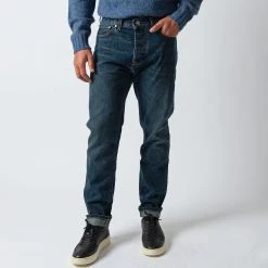 Tela Genova ITALO TAPERED JEANS BLUE WASH